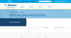 Desktop Screenshot of mclarenhealthplan.org