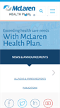 Mobile Screenshot of mclarenhealthplan.org